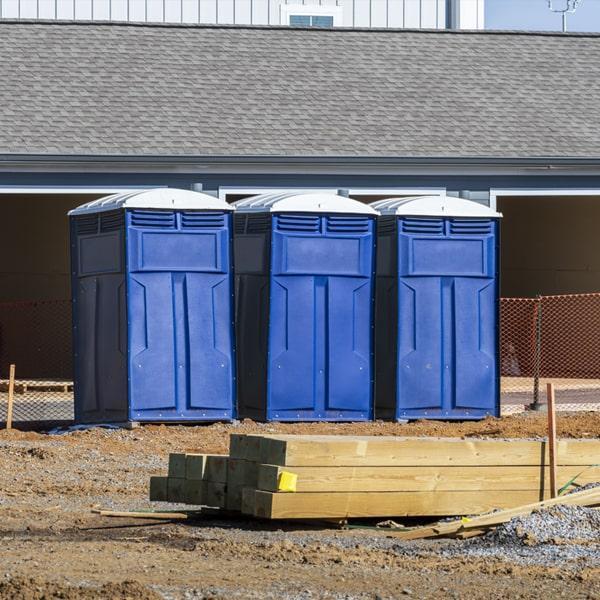 the number of portable toilets required for a work site will depend on the size of the site and the number of workers, but work site portable restrooms can help determine the appropriate amount